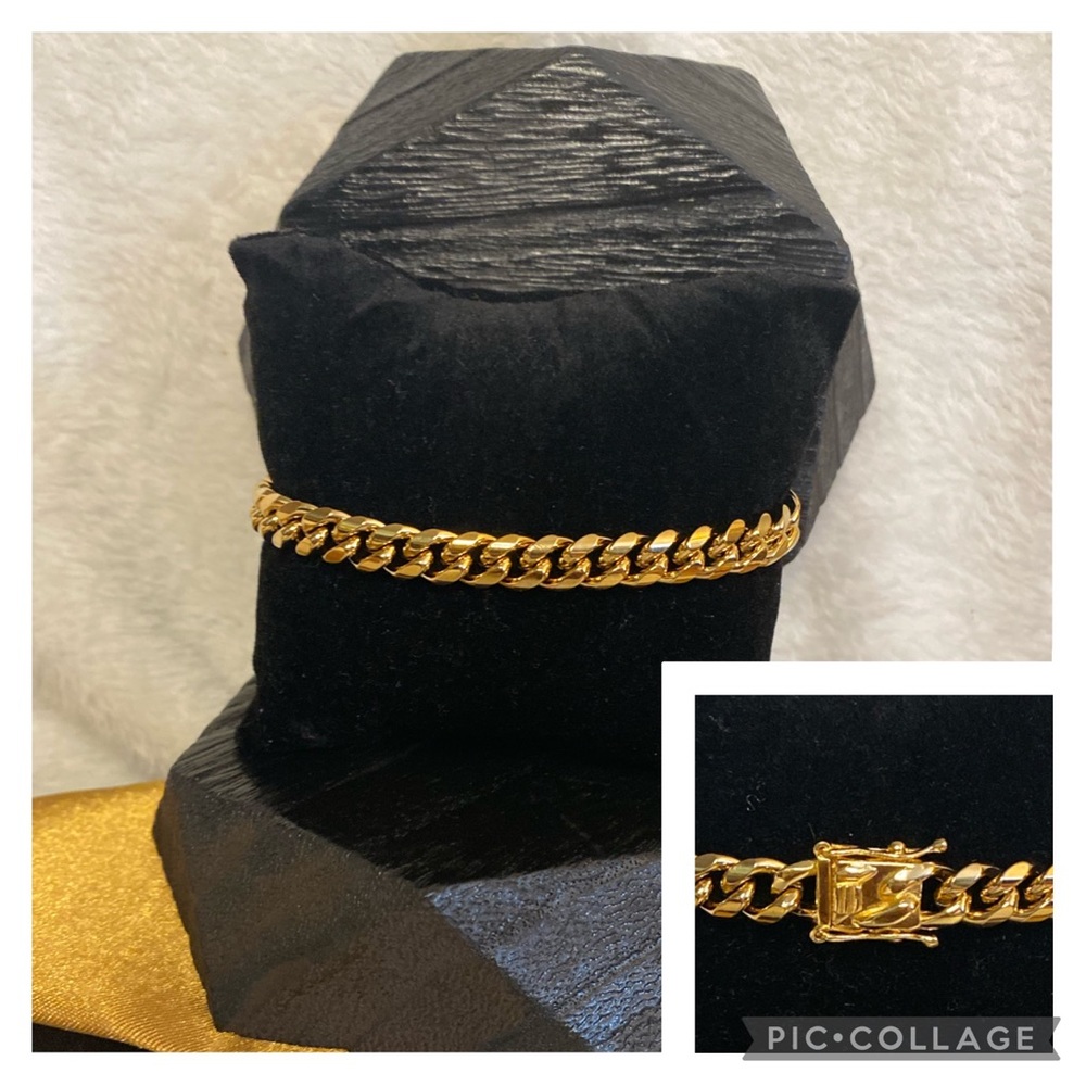 *NEW* Men’s Stainless Steel Cuban Link Bracelet
